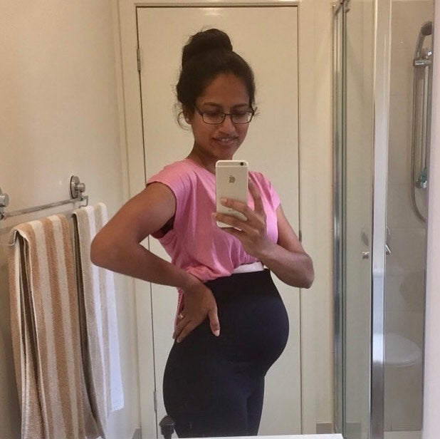 Pregnancy glow pairs best with these shorts