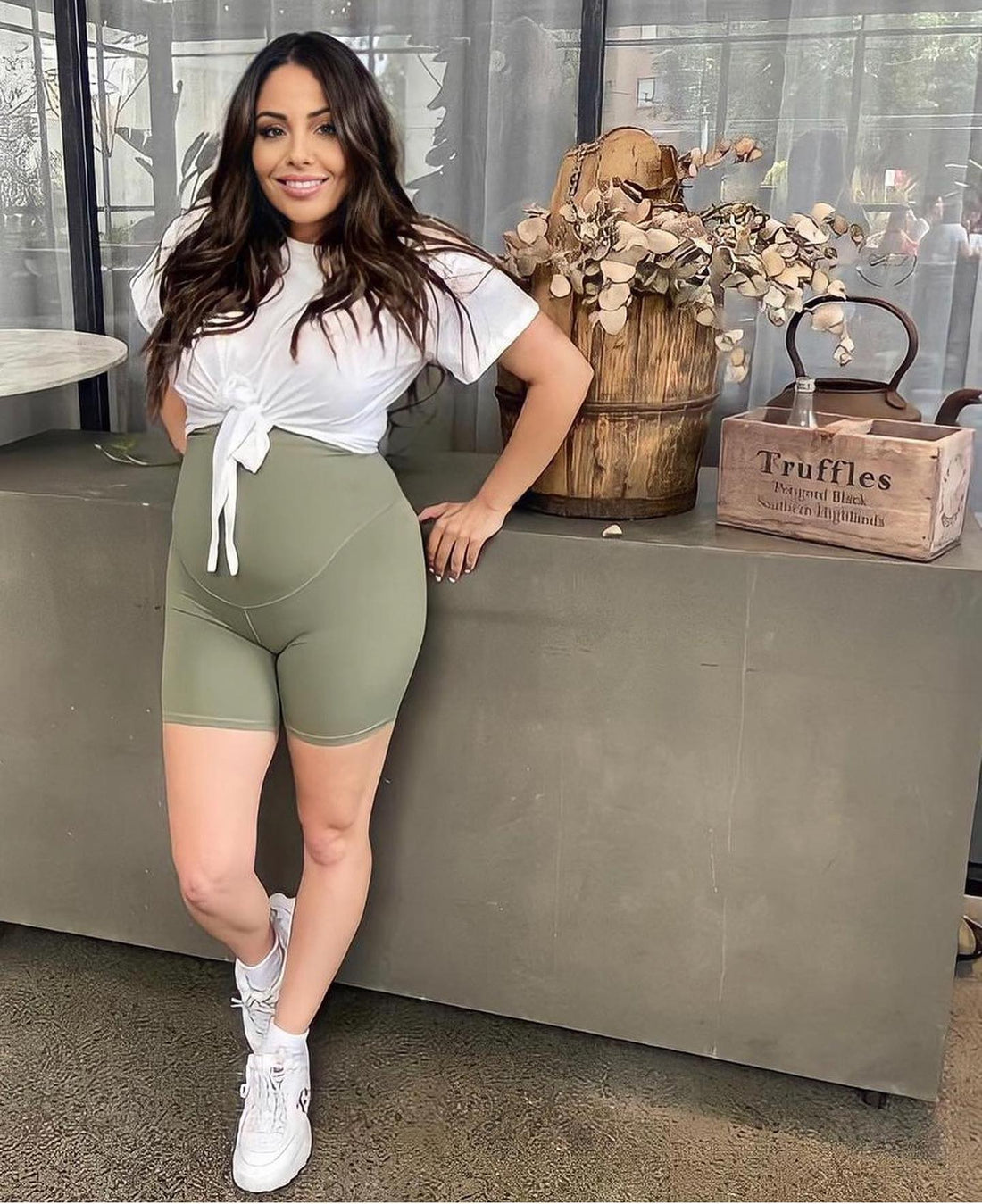 Pregnancy boobs, handled