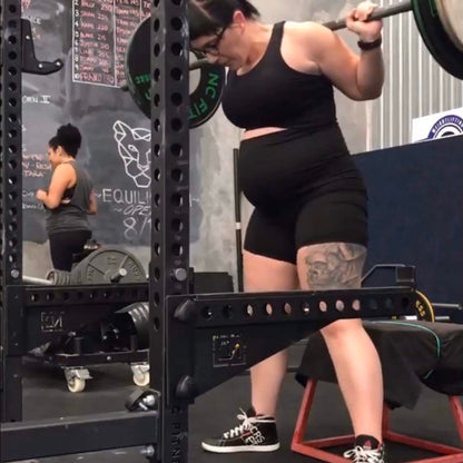 Emama Maternity Bike Shorts + Pockets - Black