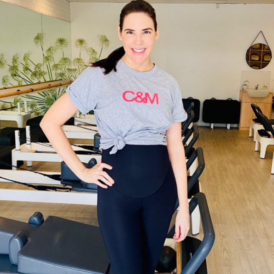 7/8 Maternity Leggings - Black