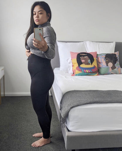 Emama Maternity Leggings - Black - Full Length