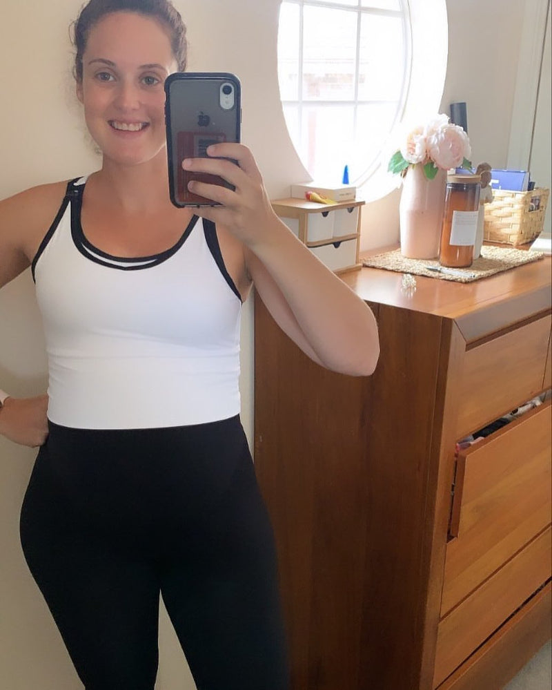 Emama Umstands- Leggings Lang + Taschen - Schwarz