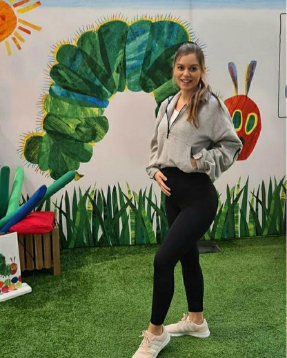 7/8 Maternity Leggings - Black