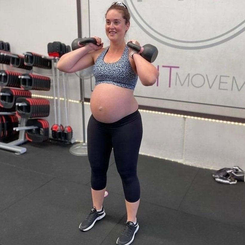 3/4 Maternity Leggings + Pockets - Black FINAL SALE