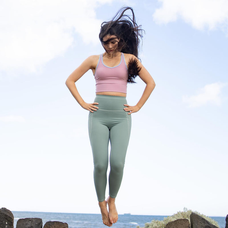 7/8 Shaper Move Leggings | Bauch kaschierend - Minzgrün- NUR IM ABVERKAUF ABVERKAUF