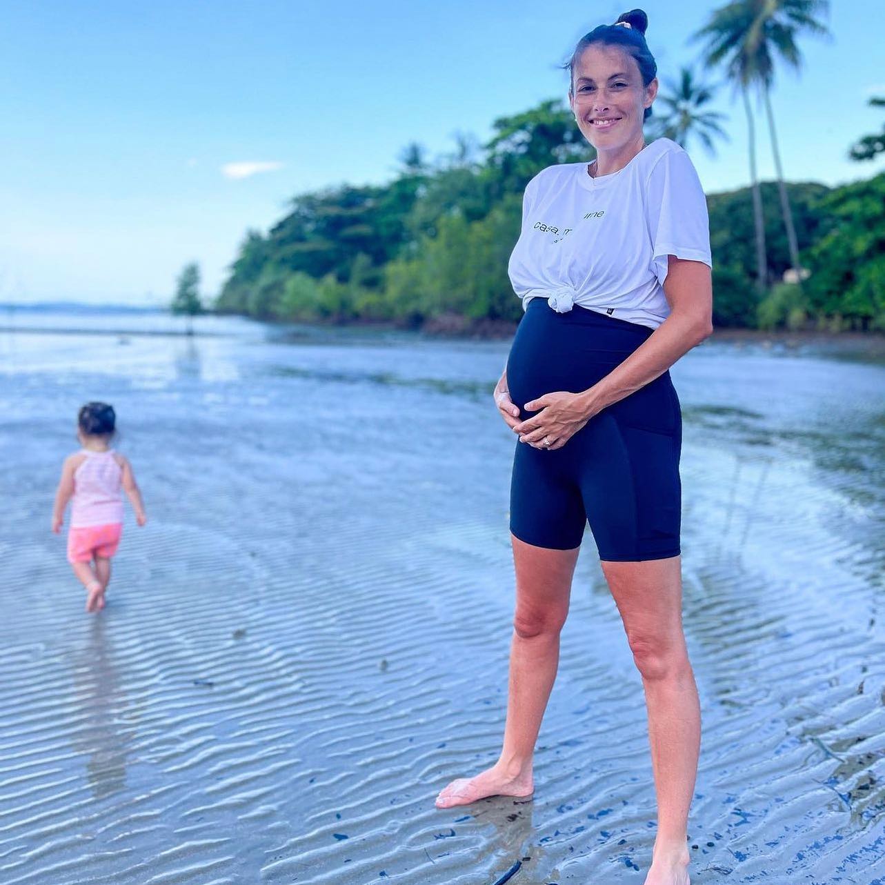 emama Maternity Bike Shorts - Black