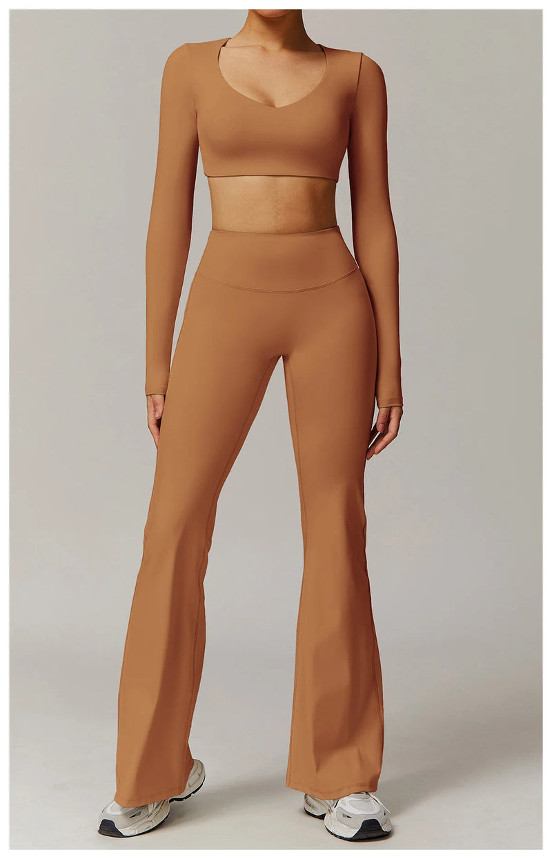Flared Leggings - mum tum hiding