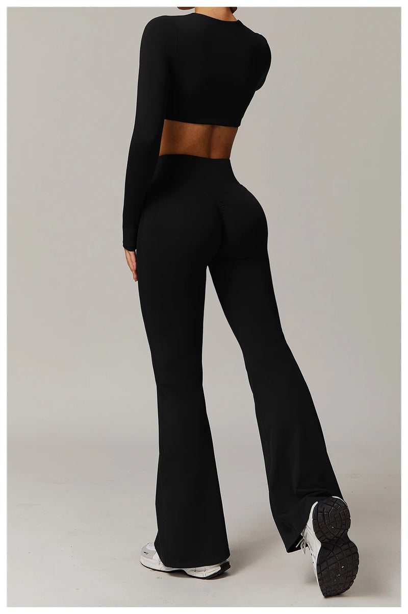 Flared Leggings - mum tum hiding