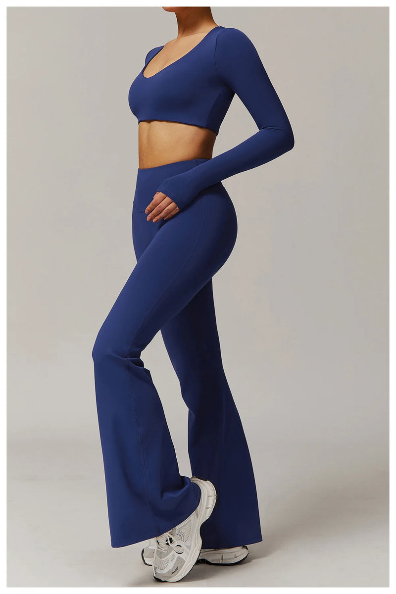 Flared Leggings - mum tum hiding