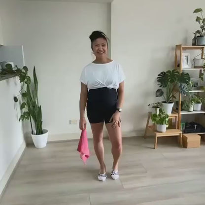 emama Maternity Bike Shorts - Black