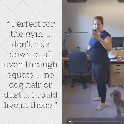 7/8 Maternity Leggings - Black