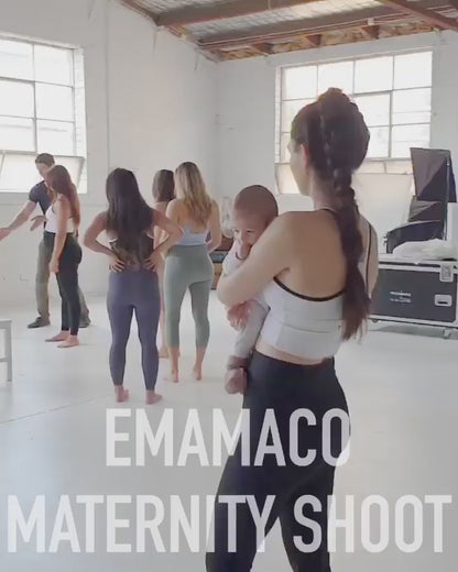 3/4 Maternity Leggings - Black FINAL SALE