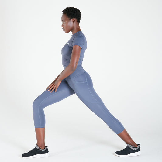 3/4 Shaper Move Leggings + Pockets - TWILIGHT