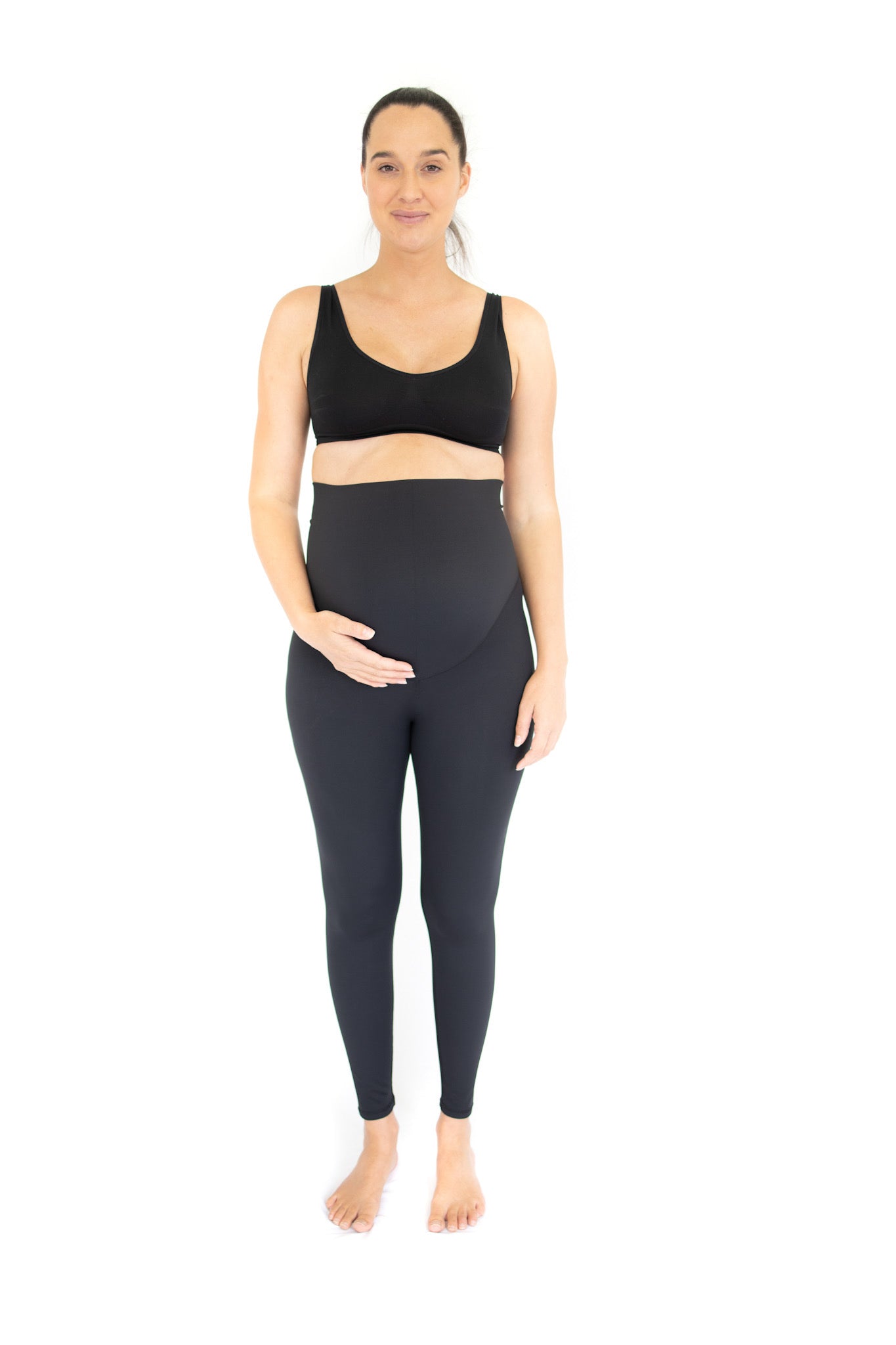Emama Maternity Leggings - Black - Full Length